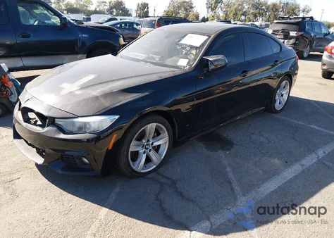 2016 BMW 435I Gran Coupe из США, поврежденный, VIN WBA4B1C52GG243249